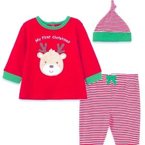 Holiday 1st Christmas Jogger Set